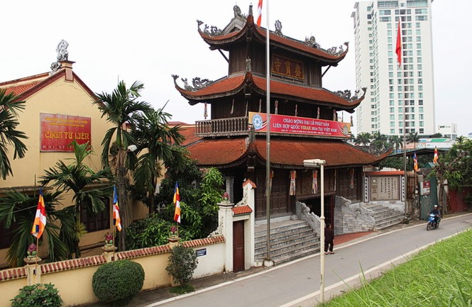 Chùa Hà Nội trang hoàng đón mừng Đại lễ Phật đản - ảnh 4